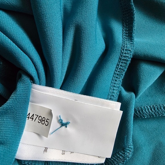 NWT Penningtons Women's Teal Blue Sleeveless Button Front Shirtdress 2X - Picture 12 of 15